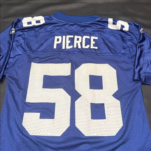 NY NFL Giants football #58 Antonio Pierce Reebok jersey-adult size small - Picture 7 of 7